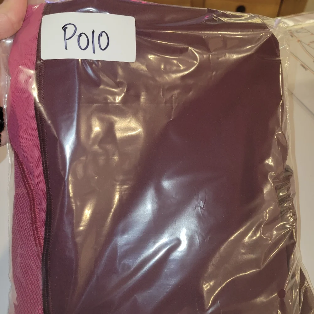 LULULEMON BERRY COLOR ME OMBRE CROPPED LEGGINGS SIZE 8